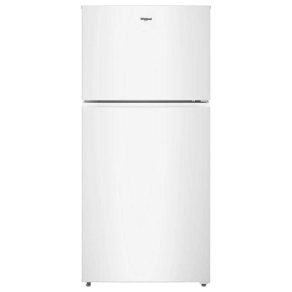 Whirlpool 19.3 Cu. Ft. Wide Top Freezer Refrigerator with Garage Ready in White, , large
