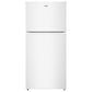 Whirlpool 19.3 Cu. Ft. Wide Top Freezer Refrigerator with Garage Ready in White, , large