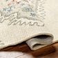 Surya Vivianne 9" x 12" Ivory, Dusty Sage, Brick Red and Dark Blue Area Rug, , large