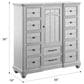 Emerald Home Furnishings New Haven 12-Drawer Chest in Oyster Shell, , large