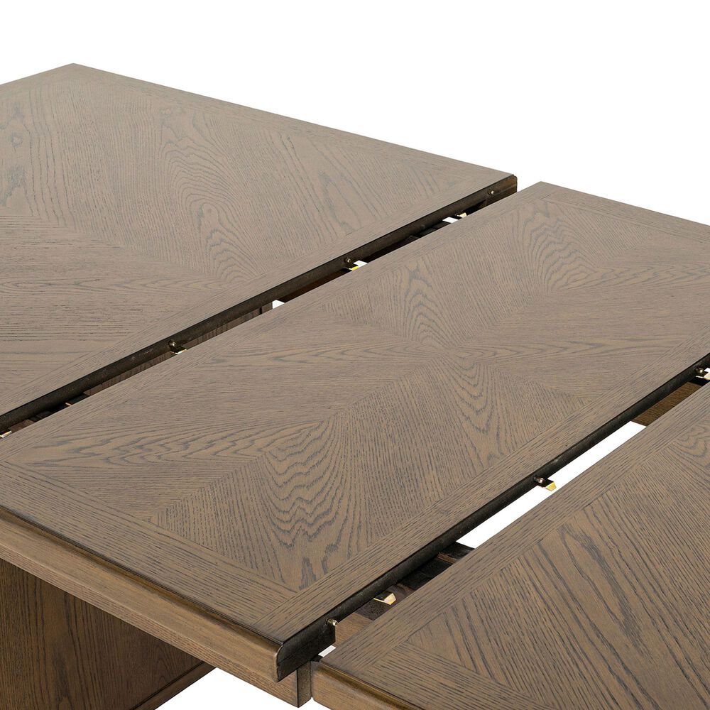 Furniture of America Virex Extendable 7-Piece Dining Table Set in Dark Walnut, , large