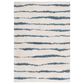 Safavieh Venus Shag VNS603L 5"3" x 7"6" Turquoise and Ivory Area Rug, , large