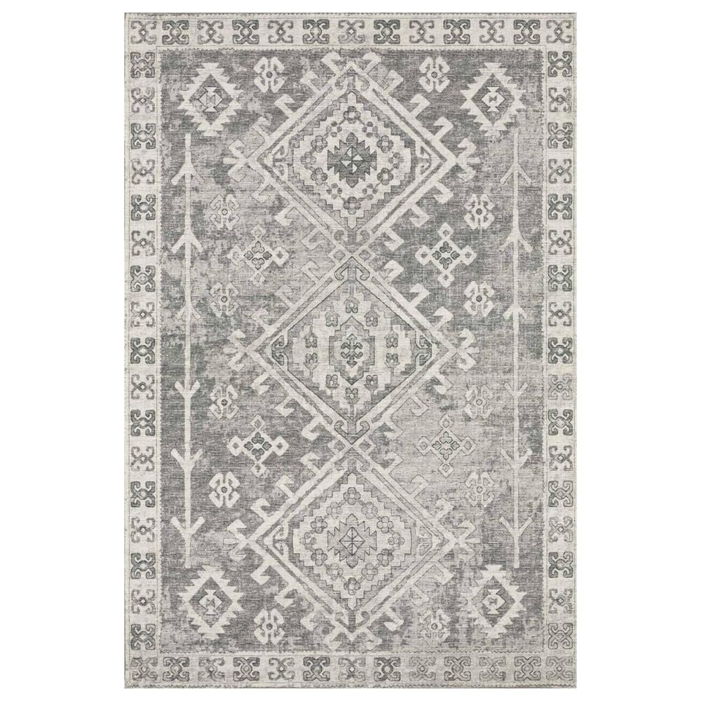 Dalyn Rug Company Brisbane BR2 8" x 10" Silver Area Rug, , large
