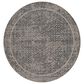 Surya Lavadora LVR2341 6"7" Round Black, Gray and Light Gray Area Rug, , large