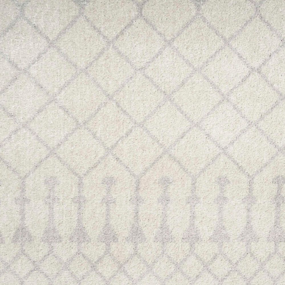 Nourison Astra Machine Washable 5&#39;3&quot; x 7&#39; Ivory Area Rug, , large