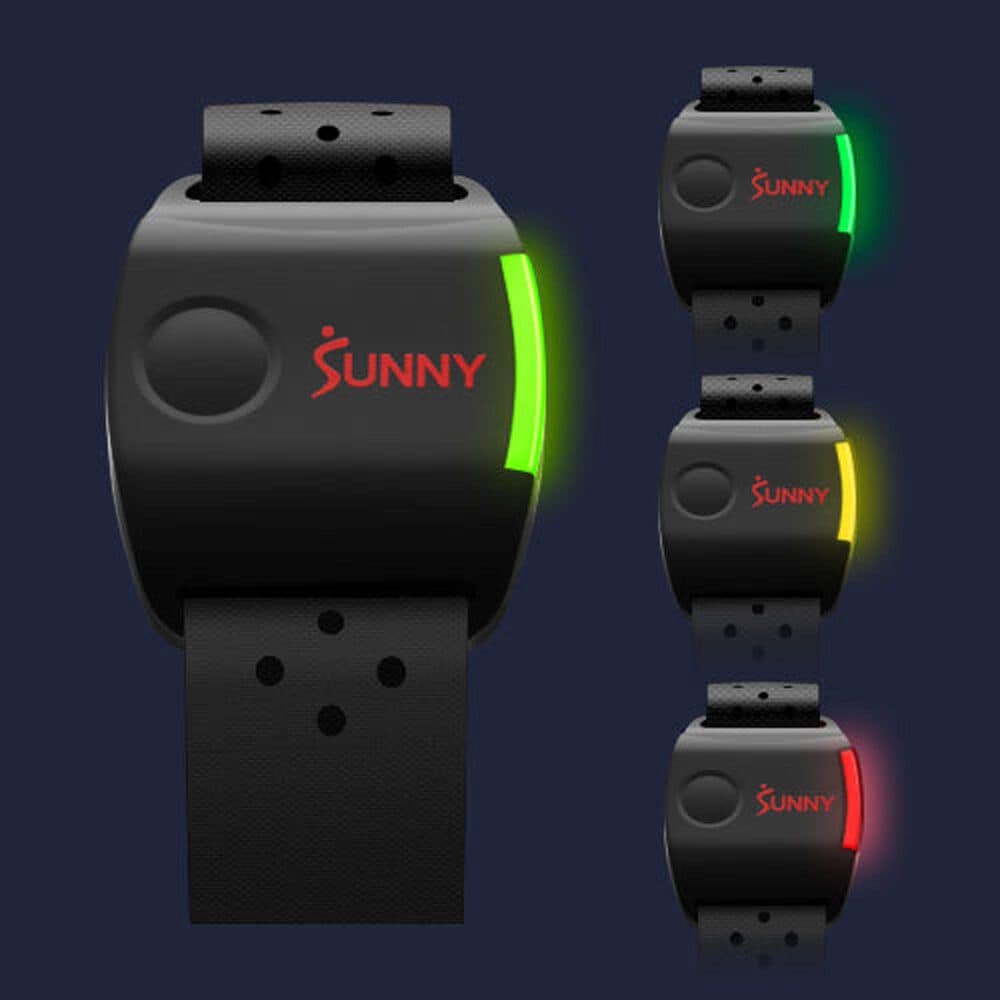 Sunny Health &amp; Fitness Smart Heart Rate Monitor in Black, , large