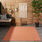 Nourison Positano 3" x 5" Terracotta Indoor/Outdoor Area Rug, , large