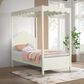 Forma & Co Olivia 5-Piece Twin Canopy Bedroom Set in French White, , large