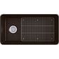 Kohler Cairn 33.5" Undermount Single-Bowl Kitchen Sink in Matte Brown, , large