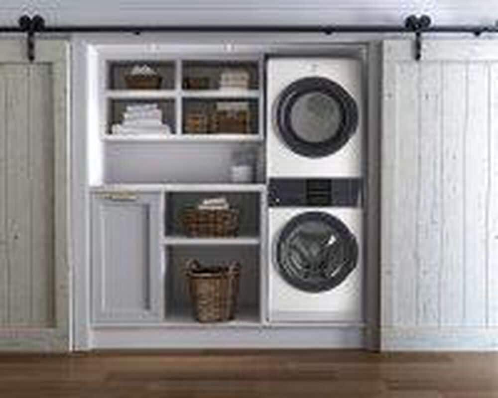 Electrolux 300 Series Laundry Tower Single Unit Washer &amp; Electric Dryer in White, , large