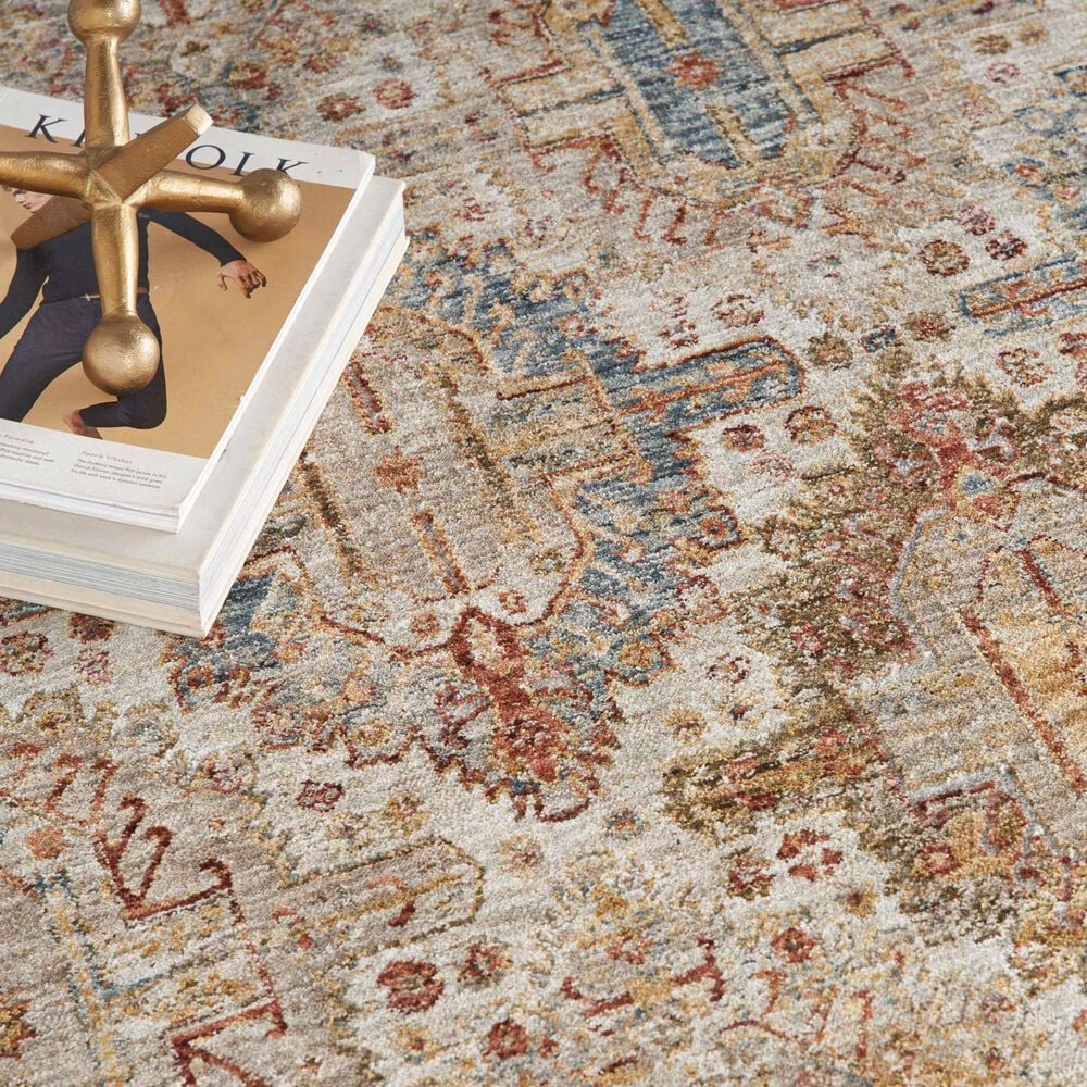 Nourison Sahar 3&#39;11&quot; x 5&#39;11&quot; Ivory and Multi Area Rug, , large