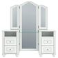Ashley Kozlani 3-Piece Vanity Cabinet Set with Mirror and Stool in Matte White, , large