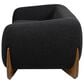 Jennifer Taylor Home Alpine Stationary Sofa in Ebony Black, , large