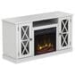 Fabio Flames 48" TV Stand with Electric Fireplace in White, , large
