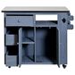 HOMLUX 41.9" Outdoor Extendable Kitchen Island in Gray, , large