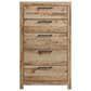 Ashley Hyanna 5-Piece Twin Bedroom Set in Golden Rust Tan, , large