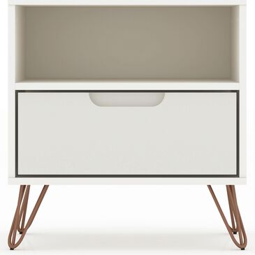 Dayton Rockefeller 1 Drawer Nightstand in Off White, , large