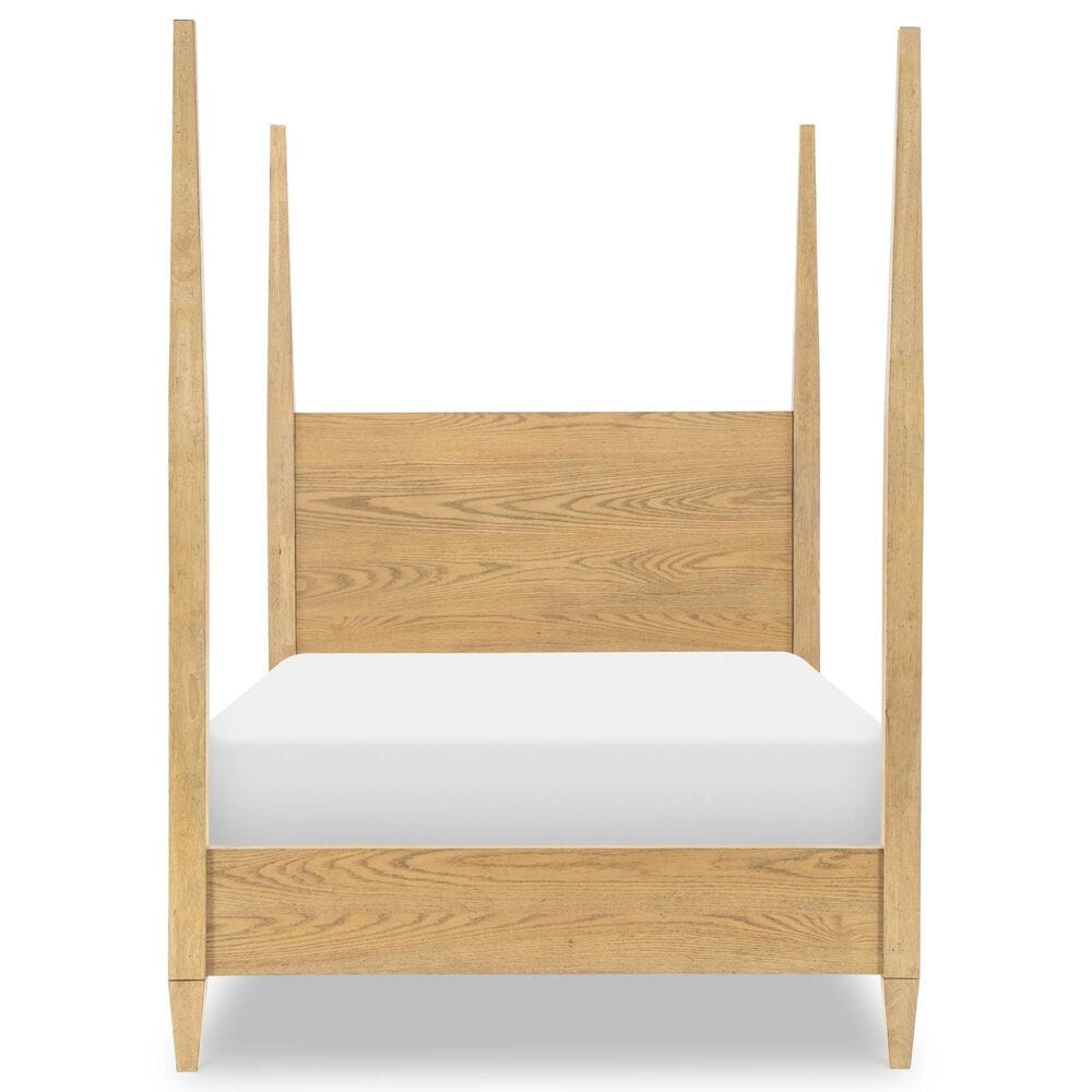 St Claire Home Today's Traditions Full Platform Poster Bed in Natural Hickory, , large