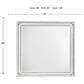 New Heritage Design Stardust Dresser Mirror in White, , large