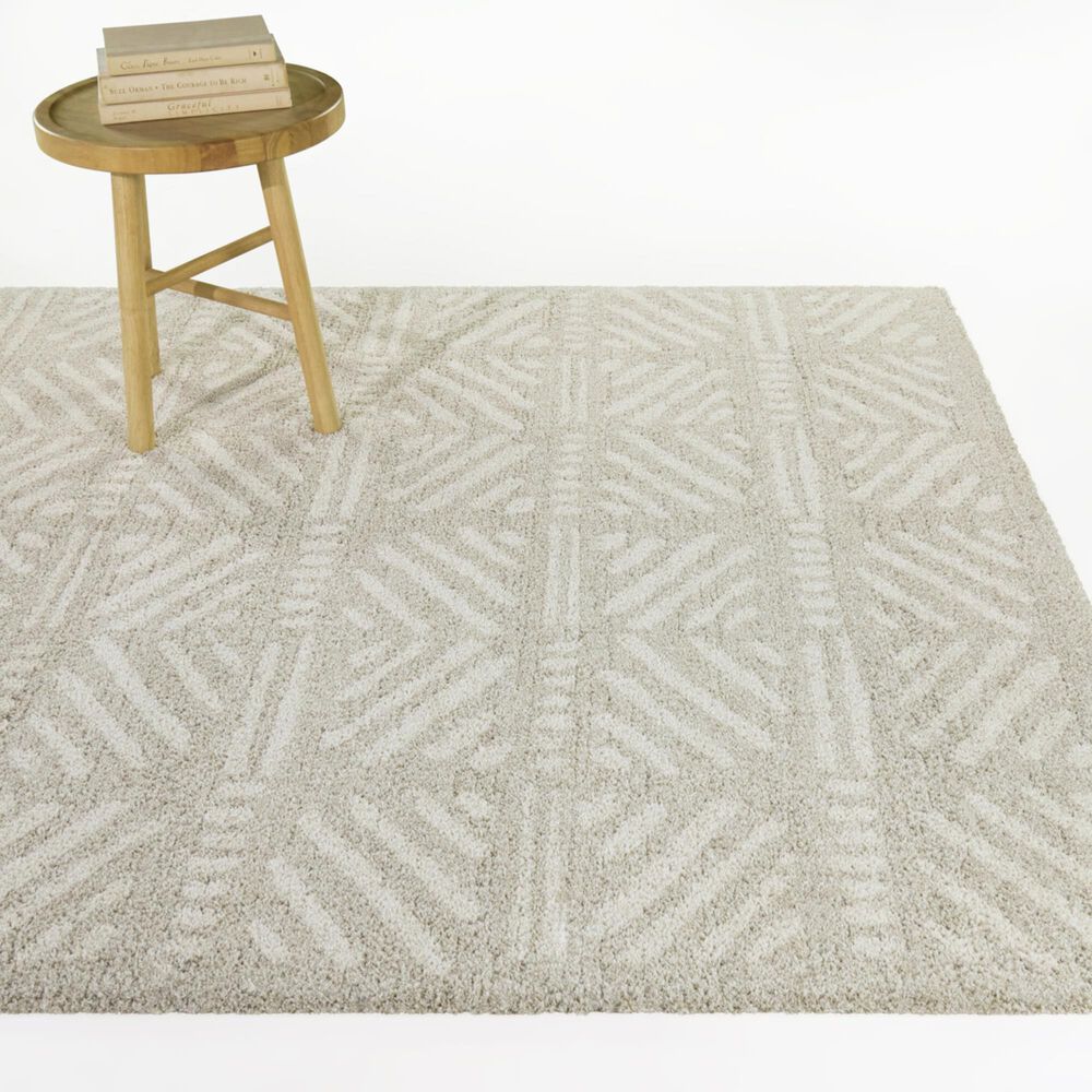 Balta Rugs Dune Calix Grey 7'10" x 10' Area Rug, , large