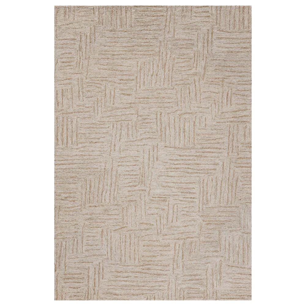 Chris Loves Julia x Loloi Polly 2" x 5" Smoke and Sand Runner, , large