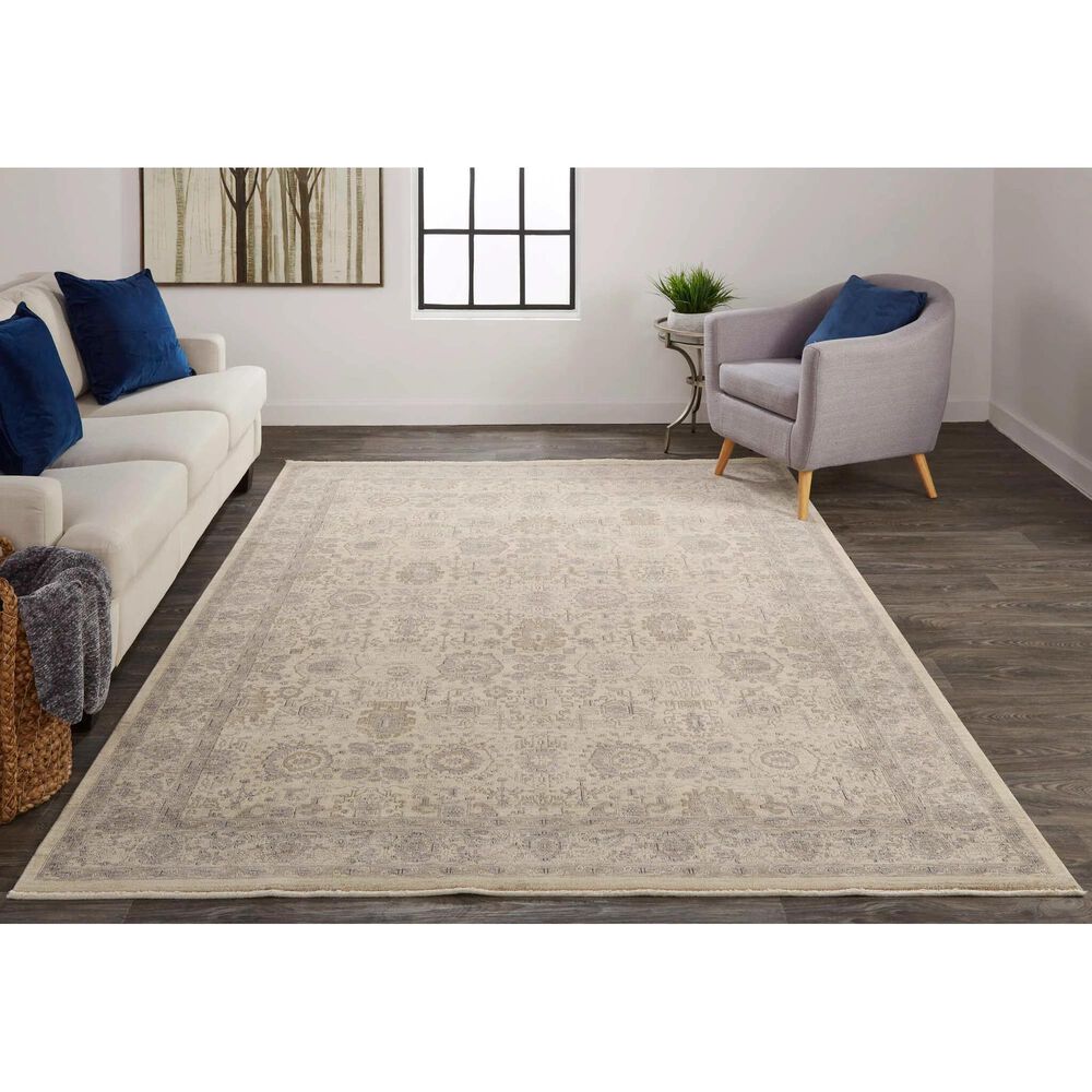 Feizy Marquette 12&#39; x 15&#39; Beige and Gray Area Rug, , large
