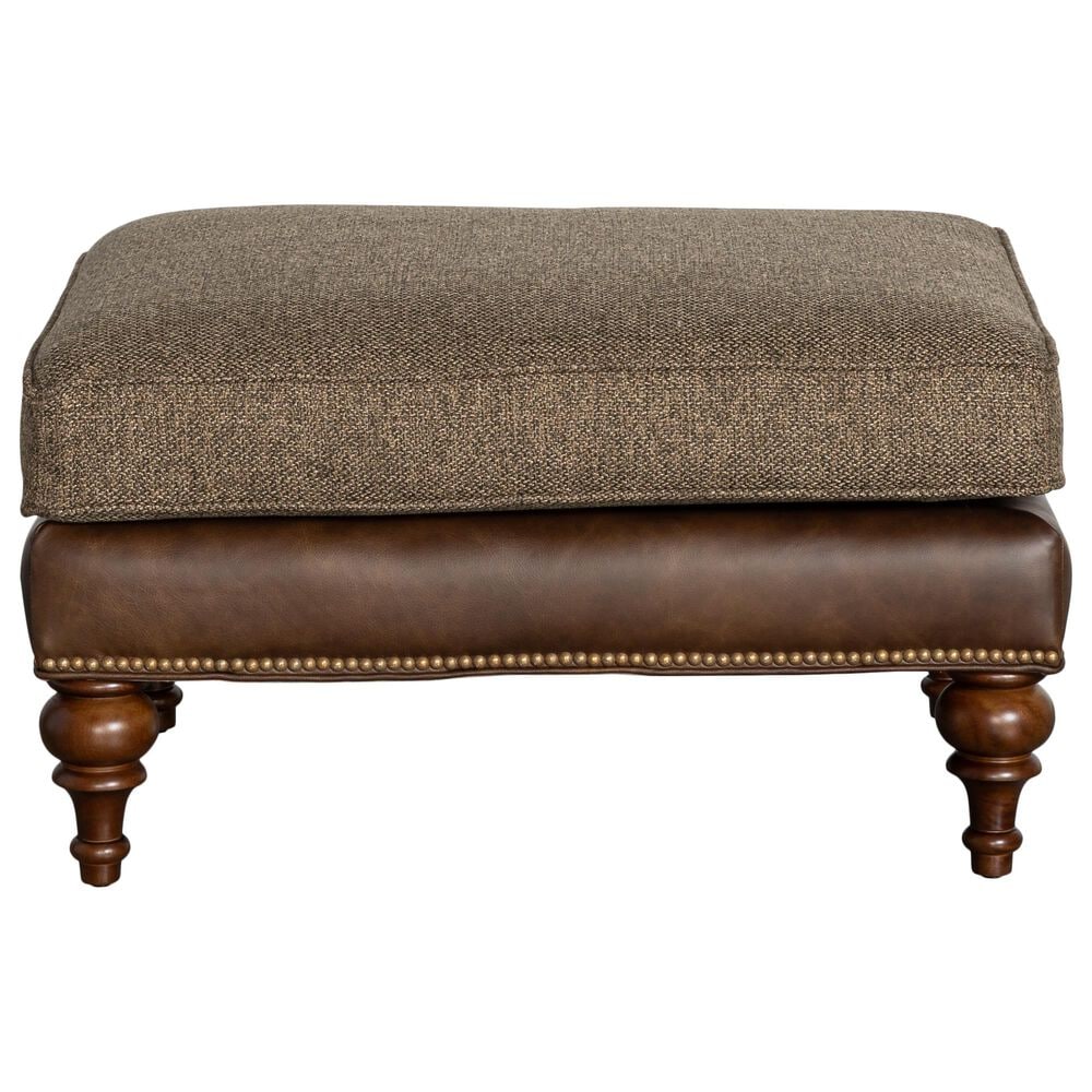 Craftmaster Furniture Corp Custom Blands Ottoman in Brown, , large
