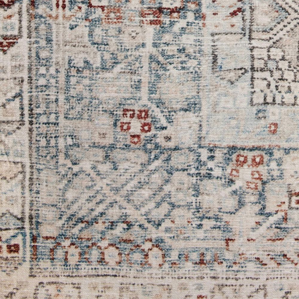 Chris Loves Julia x Loloi Jules 7&#39;6&quot; x 9&#39;6&quot; Natural and Ocean Area Rug, , large