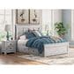 Ashley Makidern Queen Storage Bed with Four Drawers in Whitewash, , large