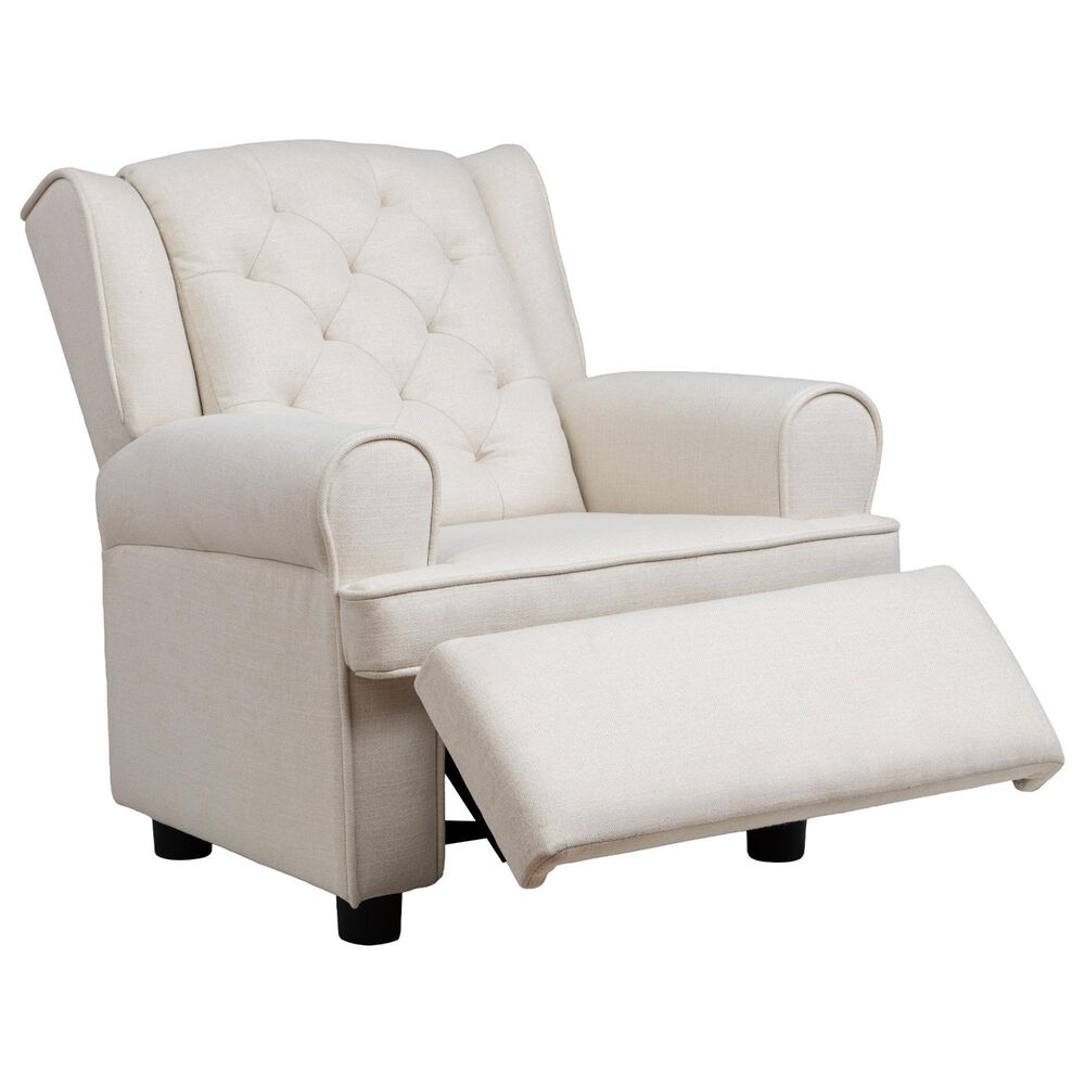 Eastern Shore Amelia Kids Push Back Recliner in Natural, , large