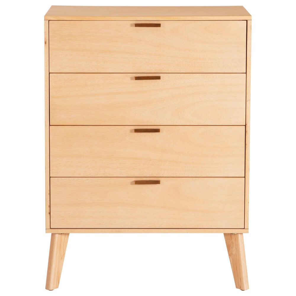 Linon Home Decor Reid 4-Drawer Chest in Natural, , large