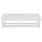 Linon Home Decor Silbury Cocktail Table in White, , large
