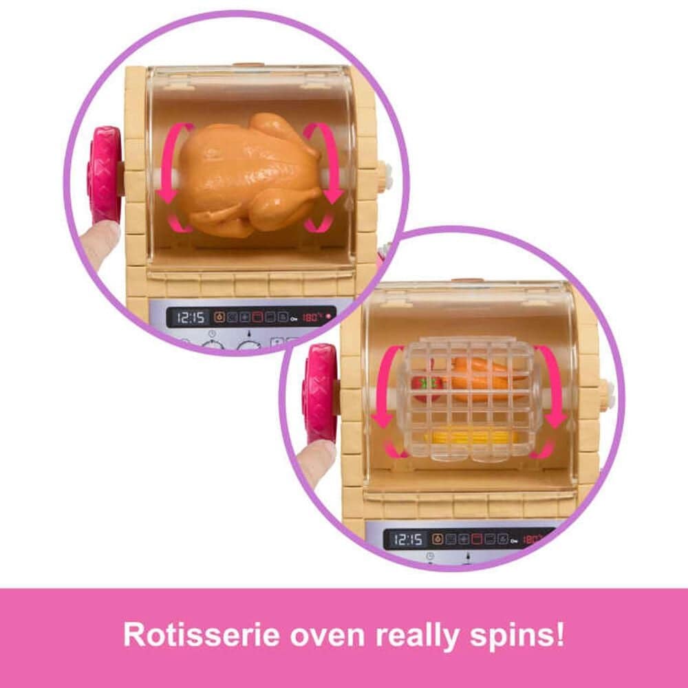 Barbie Recipe for Friendship Teresa Doll Kitchen Playset in Multicolor, , large