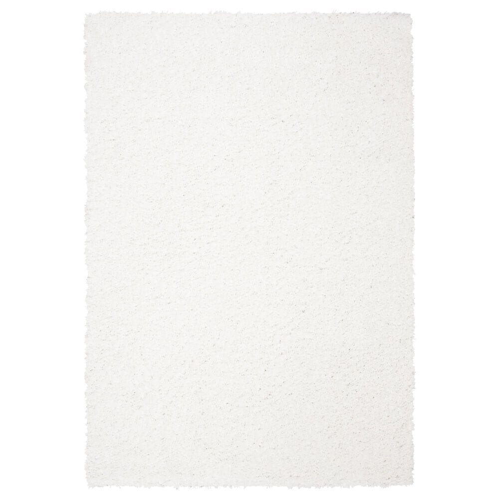 Safavieh August Shag 6"7" x 9" White Area Rug, , large