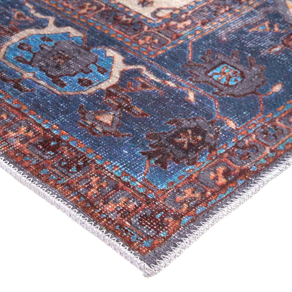 Feizy Percy 7&#39;10&quot; x 9&#39;10&quot; Blue and Gray Area Rug, , large