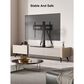 ErgoAV Tabletop Stand with Swivel for 40" - 75" TVs in Black, , large