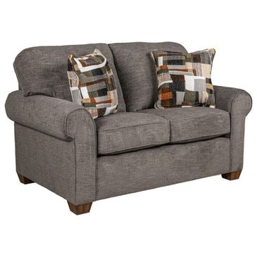Flexsteel Thornton Stationary Loveseat in Umber, , large