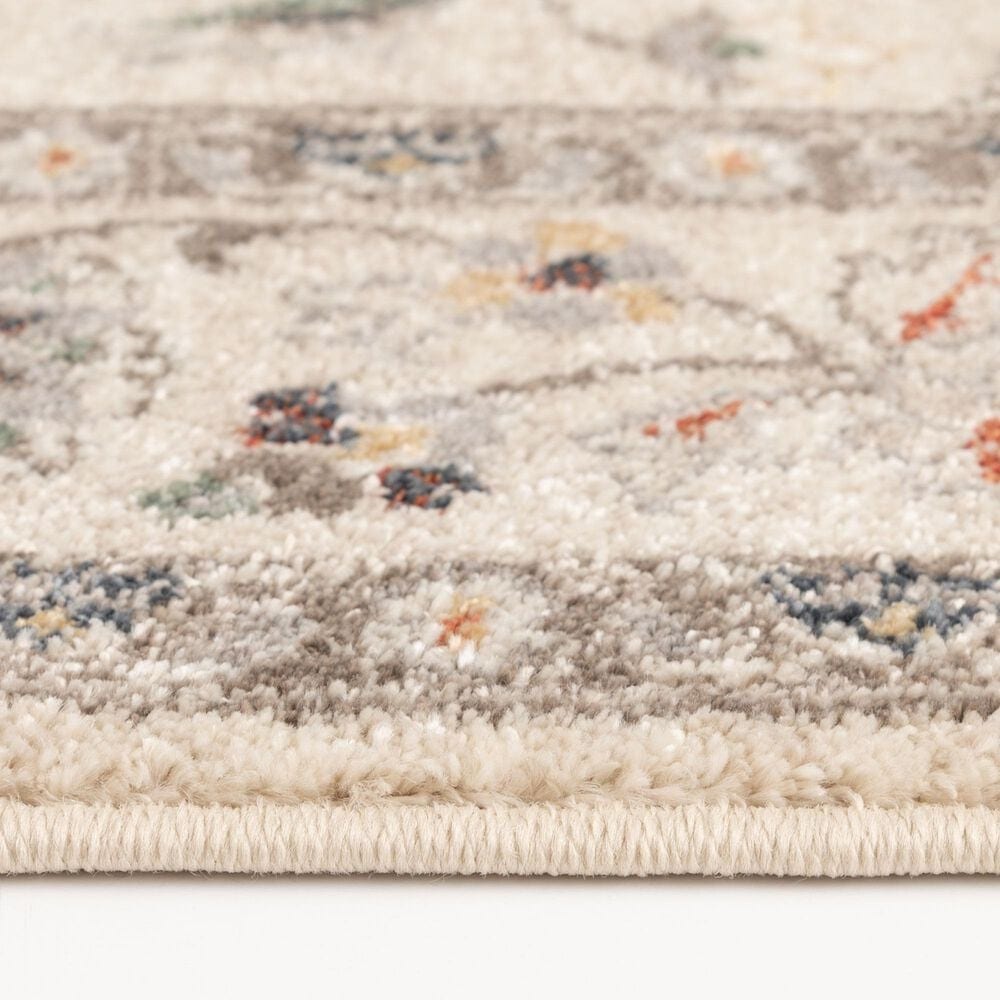 Central Oriental Minerva Maneli Alabaster 5&#39;3&quot; x 7&#39;7&quot; Area Rug, , large
