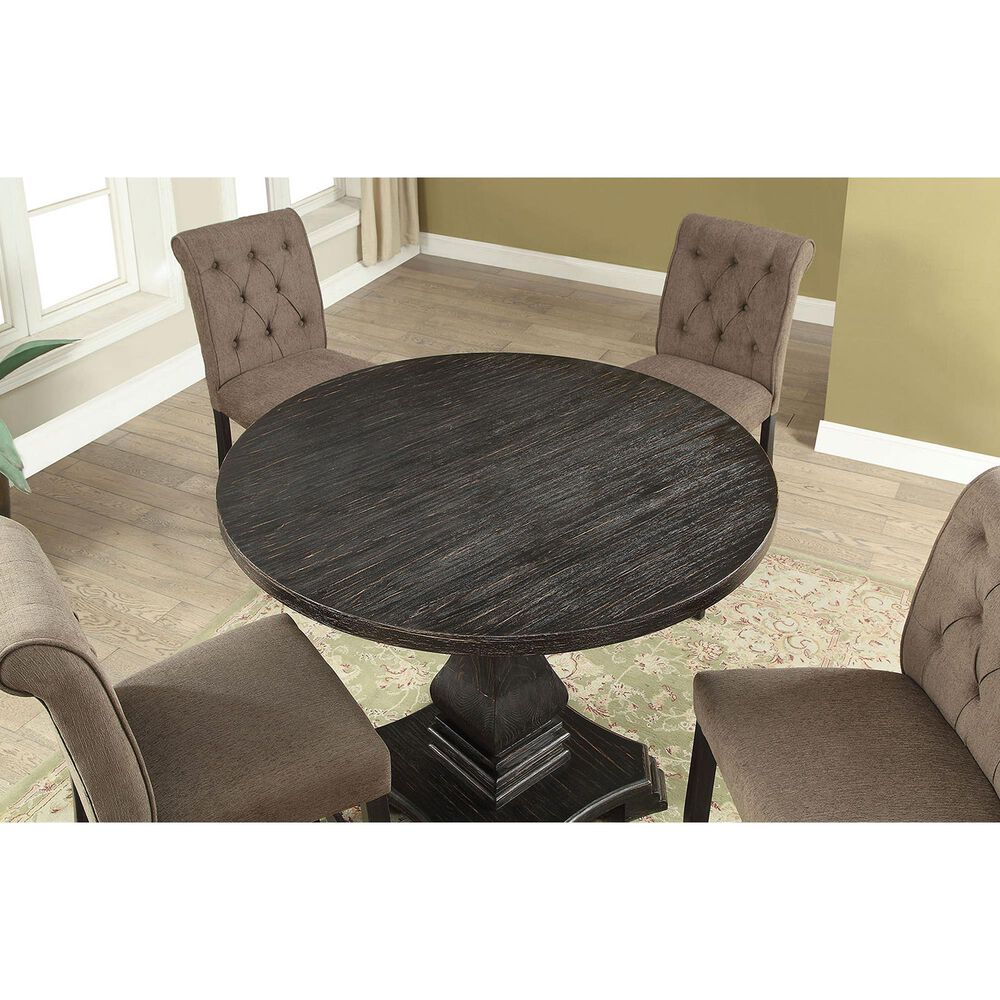 Furniture of America Mcleod Dining Table in Antique Black - Table Only, , large