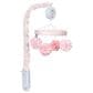 Lambs and Ivy Signature Botanical Baby Floral Musical Baby Crib Mobile in Pink and Gray, , large