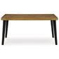 Ashley Blondon 7-Piece Rectangular Dining Set in Brown and Black, , large