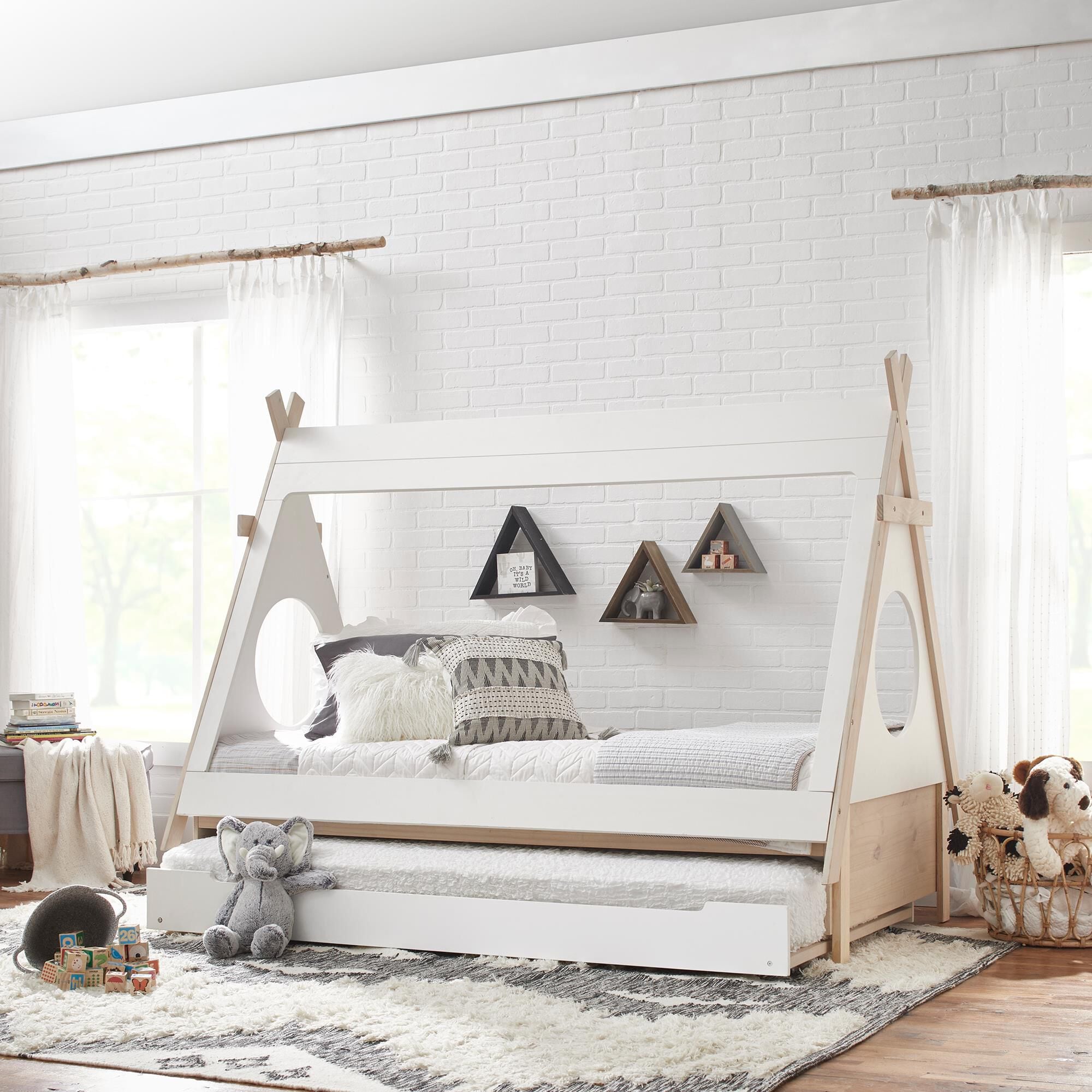 girls teepee bed
