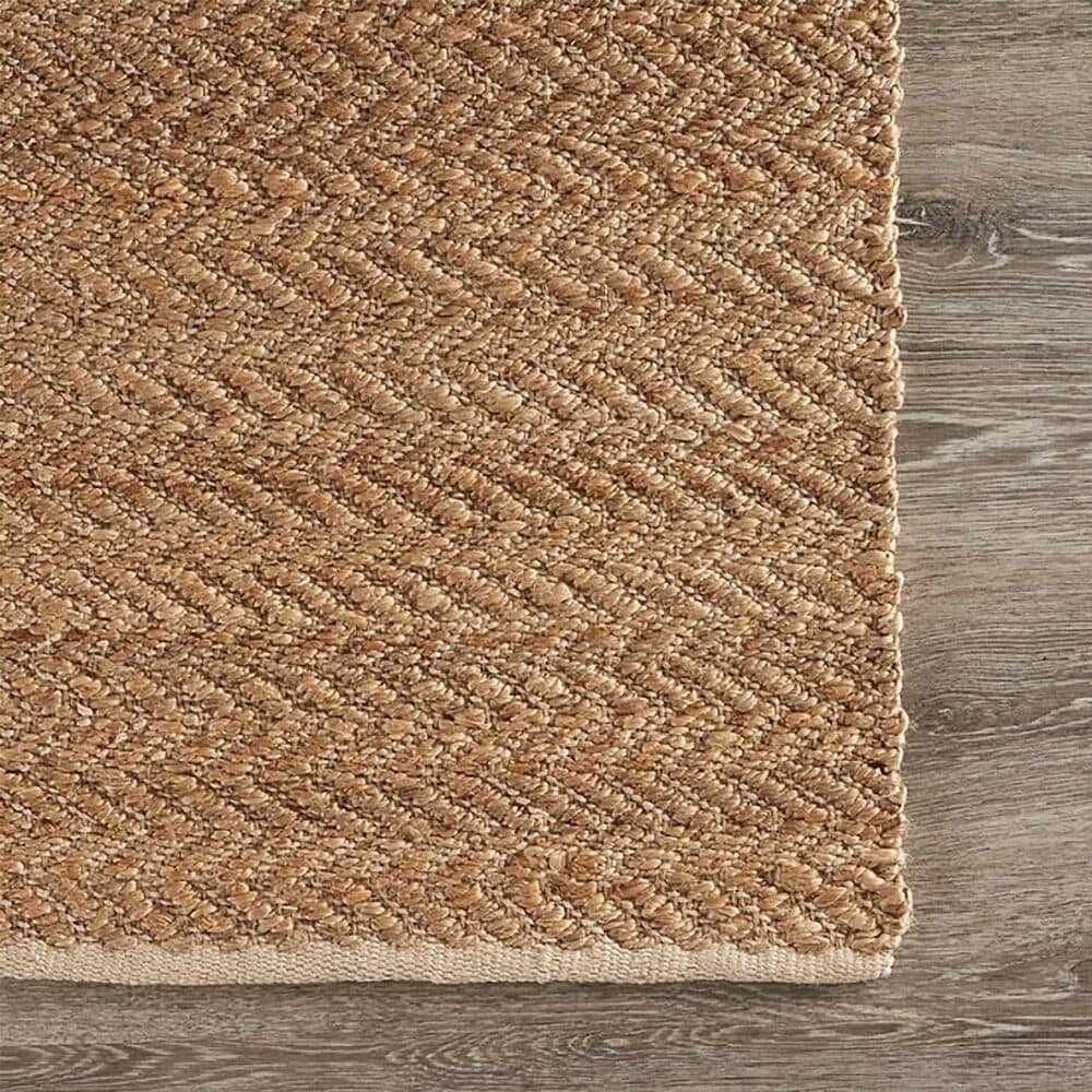 L&amp;R Resources Natural Fiber 9&#39; x 12&#39; Bright White Area Rug, , large