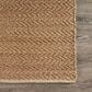 L&R Resources Natural Fiber 9" x 12" Bright White Area Rug, , large
