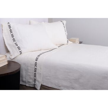 Amity Home Kith King Sheet Set in Ivory and Asphalt, , large