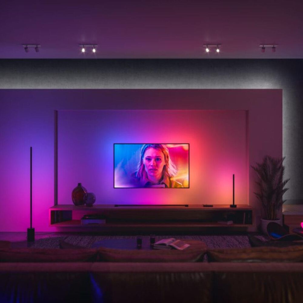 Philips Hue Gradient Signe Floor Lamp in Black, , large