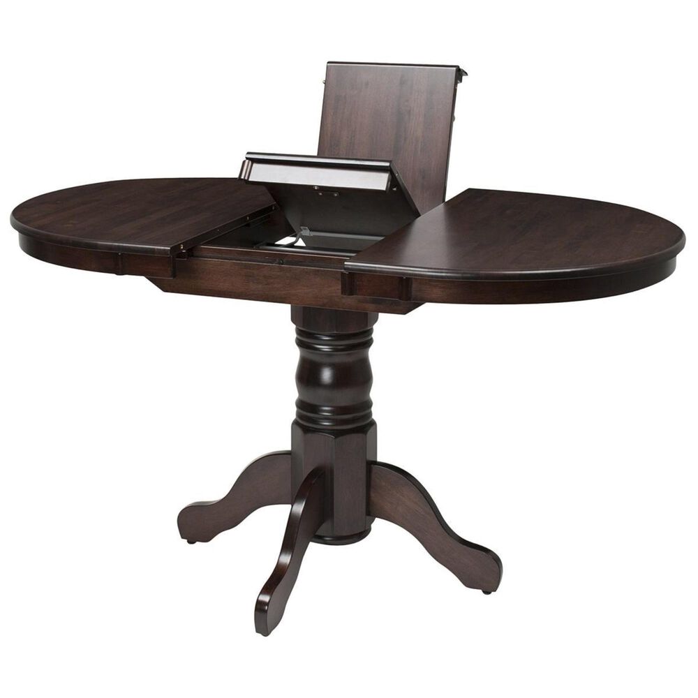 CorLiving Dillon Pedestal Dining Table in Cappuccino - Table Only, , large