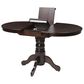 CorLiving Dillon Pedestal Dining Table in Cappuccino - Table Only, , large