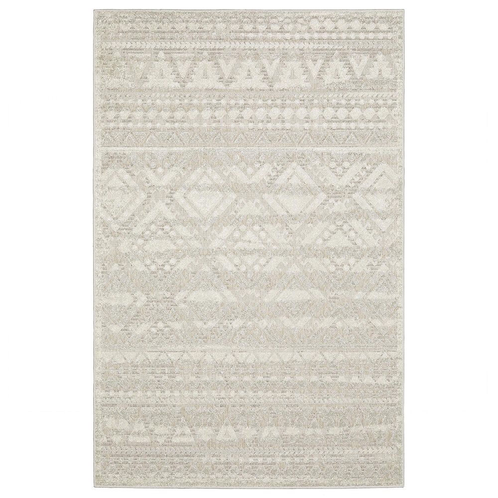 Oriental Weavers Tangier TAN01 3"3" x 5" Beige Area Rug, , large