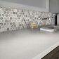 MS International Stonella Gray 2" x 2" Hexagon on 12" x 12" Glass Mosaic Sheet, , large